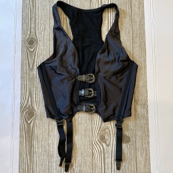 Honey Birdette Max Suspender Bustier Cami Bra Top - Picture 4 of 16